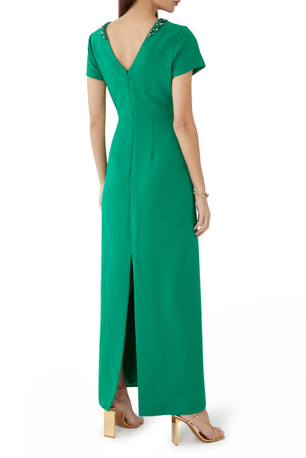 Shiloh Short-Sleeve Gown